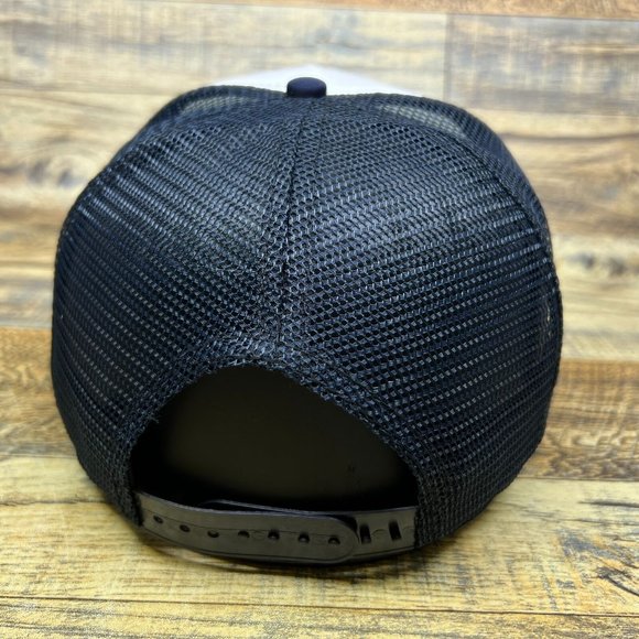 Where's The Beef Mens Trucker Hat Navy Snapback 1984 Wendy's Advertisement Cap - Picture 5 of 8